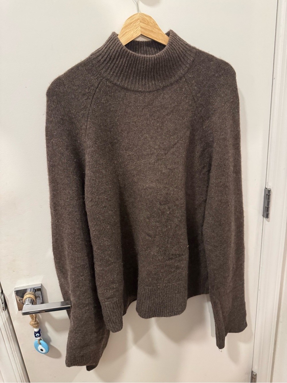 Reformation Garrett cashmere sweater in hedgerow / size s - Picture 4 of 5